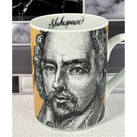 William SHAKESPEARE 12oz Ceramic Coffee Mug Multi Vandor Classic of The Arts - Picture 14 of 15